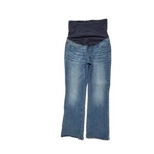 Signature by Levi Strauss Maternity Bootcut Women's size XL Dark Blue Denim jean